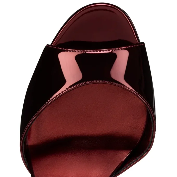 Sandaloo – sandały na paskach o wysokości 130 mm – laminowana skóra cielęca – Palio – damskie Sandaloo – sandały na paskach o wysokości 130 mm – laminowana skóra cielęca – Palio – damskie