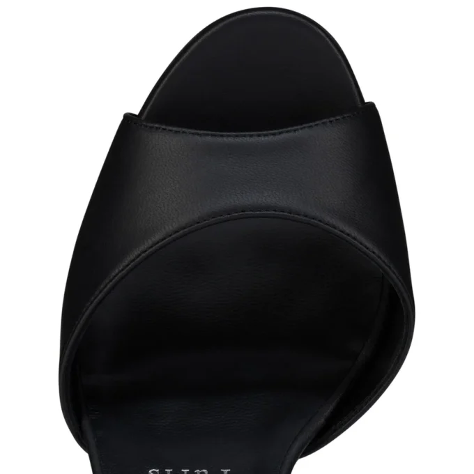 Sandaloo – sandały na paskach o wysokości 130 mm – skóra jagnięca nappa – czarne – damskie Sandaloo – sandały na paskach o wysokości 130 mm – skóra jagnięca nappa – czarne – damskie