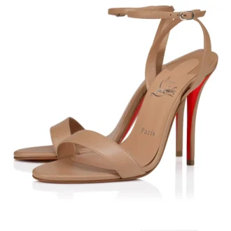 Sandały Miss Z – sandały na paskach o wysokości 100 mm – skóra nappa jagnięca – kolor Blush – damskie