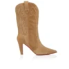Santiabooty – niskie buty na obcasie 85 mm – zamsz cielęcy – Lionne – damskie Santiabooty – niskie buty na obcasie 85 mm – zamsz cielęcy – Lionne – damskie