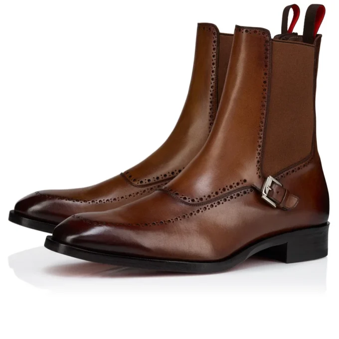 Sartosea – buty – patynowana skóra cielęca – Havane – męskie Sartosea – buty – patynowana skóra cielęca – Havane – męskie