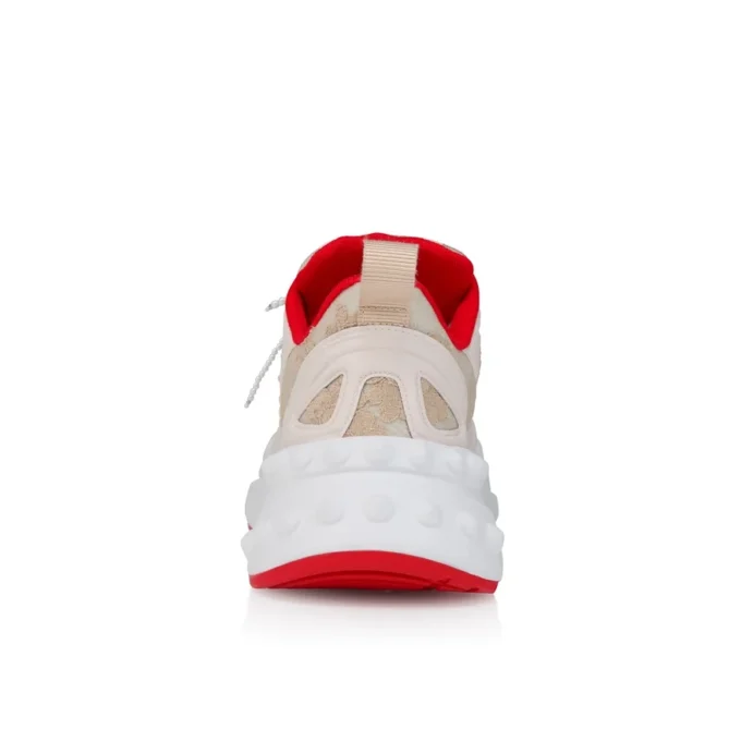 So Flo Perla – Sneakersy do biegania – laminowana skóra cielęca, cyrkonie i perły – kolor perłowy – damskie So Flo Perla – Sneakersy do biegania – laminowana skóra cielęca, cyrkonie i perły – kolor perłowy – damskie