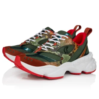 So Flo Python Dagrada – Sneakersy do biegania – skóra pytona w gradientowym wykończeniu i zamsz cielęcy – Palio Haiiro – męskie So Flo Python Dagrada – Sneakersy do biegania – skóra pytona w gradientowym wykończeniu i zamsz cielęcy – Palio Haiiro – męskie