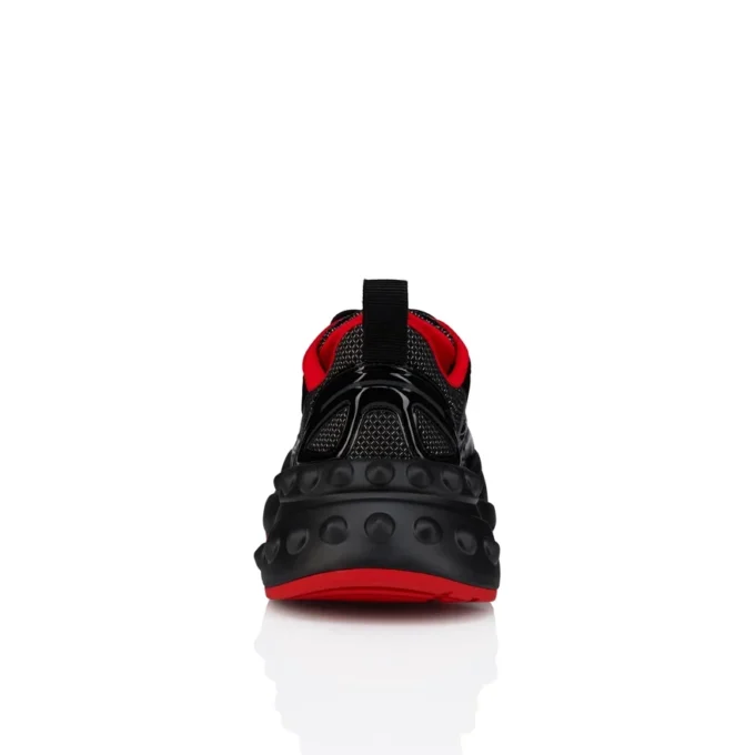 So Flo – Sneakersy do biegania – laminowana skóra cielęca – czarne – męskie So Flo – Sneakersy do biegania – laminowana skóra cielęca – czarne – męskie