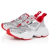 So Flo – Sneakersy do biegania – laminowana skóra cielęca – srebrne – damskie So Flo – Sneakersy do biegania – laminowana skóra cielęca – srebrne – damskie
