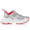 So Flo – Sneakersy do biegania – laminowana skóra cielęca – srebrne – damskie So Flo – Sneakersy do biegania – laminowana skóra cielęca – srebrne – damskie