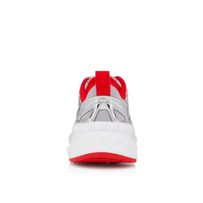 So Flo – Sneakersy do biegania – laminowana skóra cielęca – srebrne – damskie So Flo – Sneakersy do biegania – laminowana skóra cielęca – srebrne – damskie