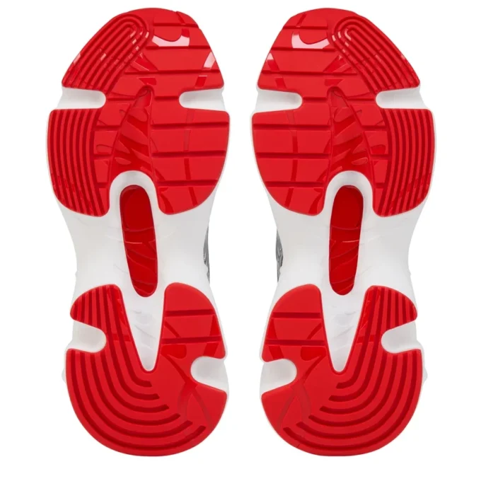 So Flo – Sneakersy do biegania – laminowana skóra cielęca – srebrne – damskie So Flo – Sneakersy do biegania – laminowana skóra cielęca – srebrne – damskie