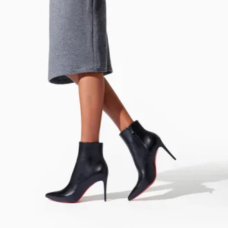So Kate Buty – niskie buty o wysokości 85 mm – skóra cielęca – czarne – damskie