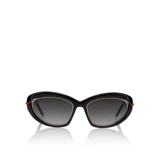 So Kate Lb0003 – okulary przeciwsłoneczne – acetat – błyszcząca czerń