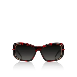 So Kate Lb0008 – okulary przeciwsłoneczne – acetat – czerwony Havana