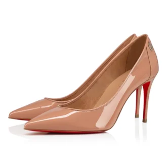 Sporty Kate – czółenka na obcasie 85 mm – miękka lakierowana skóra cielęca – kolor różowy – damskie Sporty Kate – czółenka na obcasie 85 mm – miękka lakierowana skóra cielęca – kolor różowy – damskie