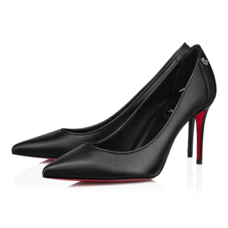 Sporty Kate – czółenka na obcasie 85 mm – skóra nappa jagnięca – czarne – damskie Sporty Kate – czółenka na obcasie 85 mm – skóra nappa jagnięca – czarne – damskie