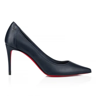 Sporty Kate – czółenka na obcasie 85 mm – skóra nappa – kolor marynarski – damskie Sporty Kate – czółenka na obcasie 85 mm – skóra nappa – kolor marynarski – damskie