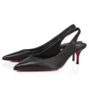 Sporty Kate Sling – czółenka z paskiem z tyłu o wysokości 55 mm – skóra nappa jagnięca – czarne – damskie Sporty Kate Sling – czółenka z paskiem z tyłu o wysokości 55 mm – skóra nappa jagnięca – czarne – damskie