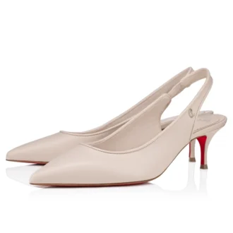 Sporty Kate Sling – czółenka z paskiem z tyłu o wysokości 55 mm – skóra nappa jagnięca – Leche – damskie