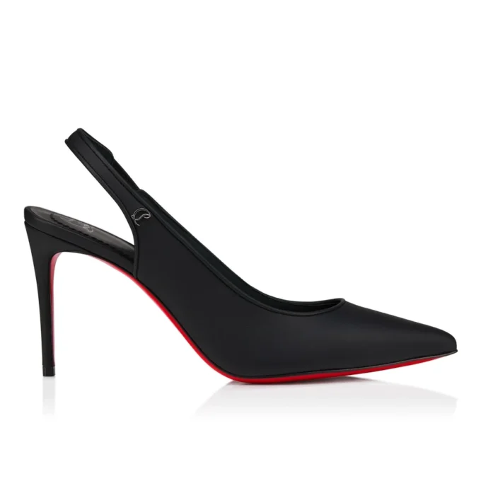 Sporty Kate Sling – czółenka z paskiem z tyłu o wysokości 85 mm – skóra nappa jagnięca – czarne – damskie Sporty Kate Sling – czółenka z paskiem z tyłu o wysokości 85 mm – skóra nappa jagnięca – czarne – damskie