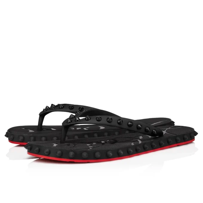 Super Loubi Flip – klapki – guma – czarne – damskie Super Loubi Flip – klapki – guma – czarne – damskie