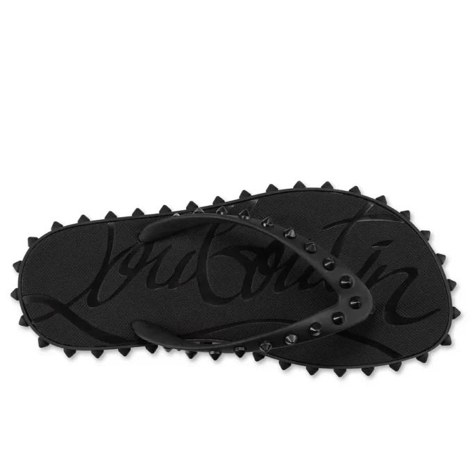 Super Loubi Flip – klapki – guma – czarne – damskie Super Loubi Flip – klapki – guma – czarne – damskie