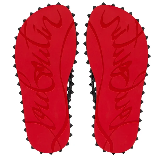 Super Loubi Flip – klapki – guma – czarne – damskie Super Loubi Flip – klapki – guma – czarne – damskie
