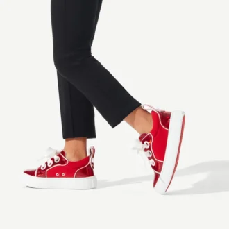 Toy Toy – niskie Sneakersy – lakierowana skóra cielęca i neopren – Loubi – dzieci Toy Toy – niskie Sneakersy – lakierowana skóra cielęca i neopren – Loubi – dzieci