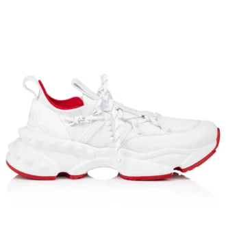 Trailnrun – Sneakersy do biegania – zamsz, skóra cielęca i tkanina – białe – męskie Trailnrun – Sneakersy do biegania – zamsz, skóra cielęca i tkanina – białe – męskie