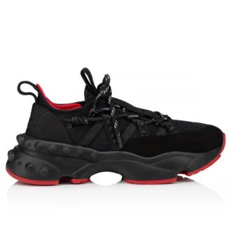 Trailnrun – Sneakersy do biegania – zamsz, skóra cielęca i tkanina – czarne – damskie Trailnrun – Sneakersy do biegania – zamsz, skóra cielęca i tkanina – czarne – damskie