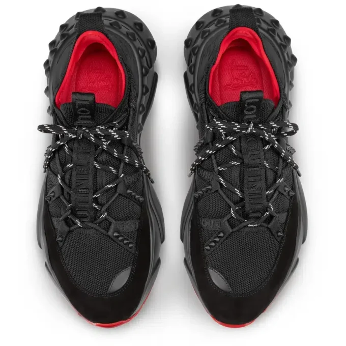 Trailnrun – Sneakersy do biegania – zamsz, skóra cielęca i tkanina – czarne – męskie Trailnrun – Sneakersy do biegania – zamsz, skóra cielęca i tkanina – czarne – męskie