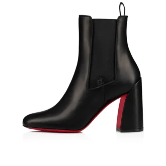 Turelastic – niskie buty 84 mm – skóra cielęca – czarne – damskie