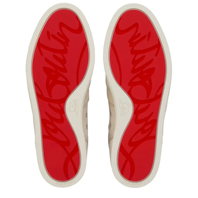 Tutti Rui – Sneakersy – ziarnista skóra cielęca – beż – mężczyźni