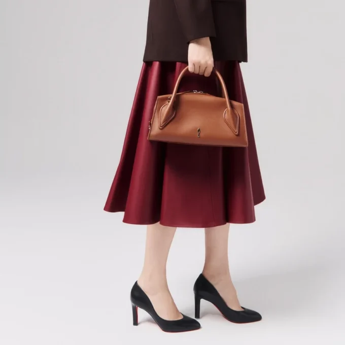Venus – torebka crossbody – skóra cielęca – Cuoio