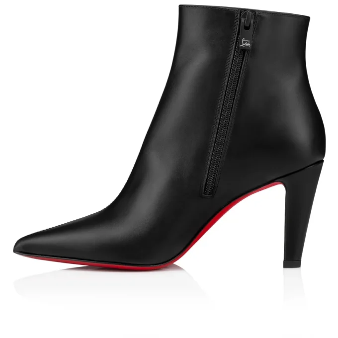 Vibella Booty – niskie buty o wysokości 85 mm – skóra cielęca – czarne – damskie Vibella Booty – niskie buty o wysokości 85 mm – skóra cielęca – czarne – damskie