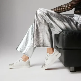 Vieira 2 – Sneakersy – skóra cielęca i laminowana skóra cielęca – Bianco – damskie Vieira 2 – Sneakersy – skóra cielęca i laminowana skóra cielęca – Bianco – damskie